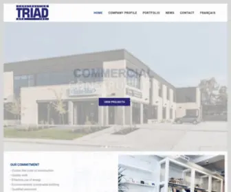 Triadconstruction.ca(Triad Construction) Screenshot