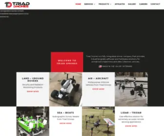 Triaddrones.com(Triad Drones) Screenshot