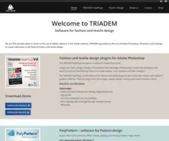 Triadem.com(Textil Design Software) Screenshot