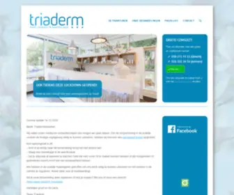 Triaderm.nl(De huidspecialist triaderm) Screenshot