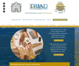 Triadhousingprograms.com(Affordable Housing NJ) Screenshot