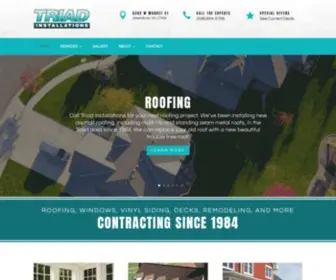 Triadinstallations.com(Triad Installations) Screenshot