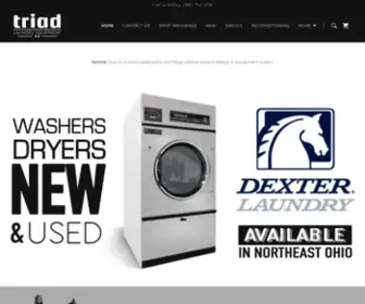 Triadlaundry.com(Triad Laundry Equipment) Screenshot