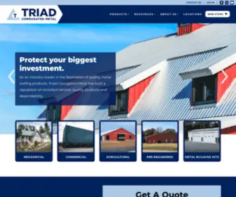 Triadmetalroof.com(Triadmetalroof) Screenshot