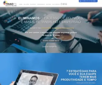 Triadps.com.br(Soluções em produtividade) Screenshot