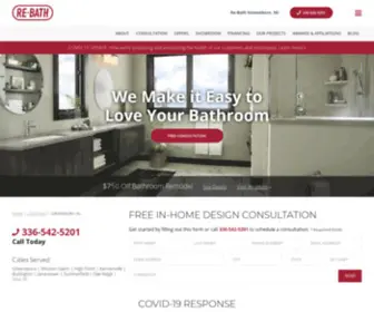 Triadrebath.com(Bathroom Remodeling from Re) Screenshot