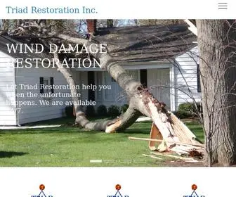 Triadrestorationinc.com(Triad Restoration Inc) Screenshot