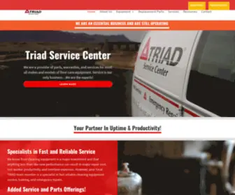 Triadservice.com(Triad Service Center) Screenshot