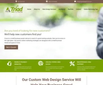 Triadwebservice.com(Greensboro Web Design) Screenshot