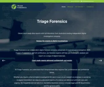 Triageforensic.com(Triage Forensics) Screenshot