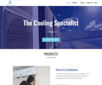 Triair.com.my(Cooling Specialist In Johor Bahru) Screenshot