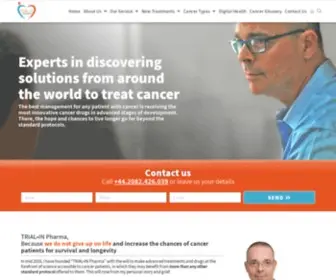 Trial-IN.com(TRIAL-IN Pharma) Screenshot