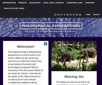 Trialectics.com(Philosophical Explorations) Screenshot