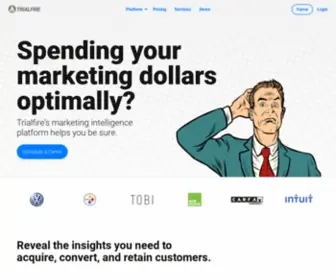 Trialfire.com(Marketing Attribution Platform) Screenshot