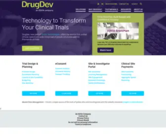 Trialnetworks.com(DrugDevs' innovative clinical trial technology) Screenshot