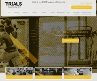 Trialsmma.com(Trials MMA) Screenshot