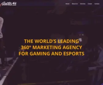 Trian.net(Marketing Agency For Esports And Gaming) Screenshot