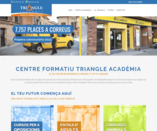 Triangle-Academia.com(Triangle Academia) Screenshot