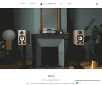 Triangle-FR.com(High End Hifi Speaker Manufacture) Screenshot