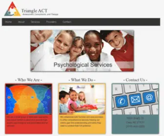 Triangleact.com(Triangle ACT) Screenshot