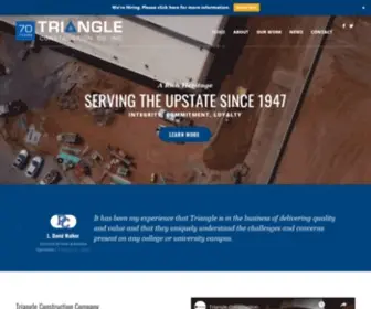 Triangleconstruction.com(Triangle Construction) Screenshot