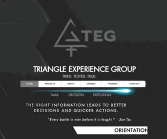 Triangleexperience.com(Triangle Experience Group) Screenshot