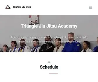 Trianglejiujitsu.com(Training together empowers us mentally and physically) Screenshot