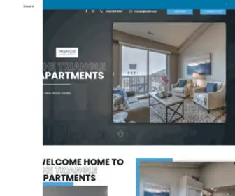 Triangleomaha.com(The Triangle Apartments Omaha) Screenshot