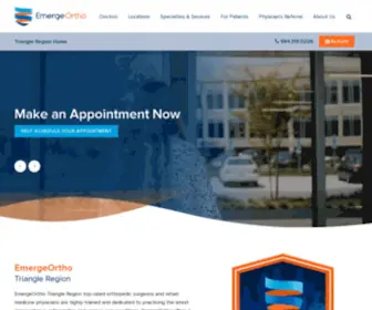 Triangleortho.com(Triangle Orthopaedic Associates) Screenshot