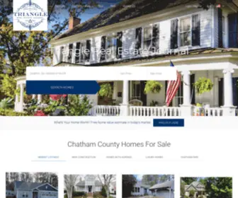 Trianglerealestatejournal.com(Homes for Sale in Chatham County NC) Screenshot