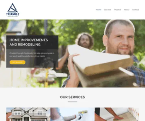 Trianglerenovations.com(Triangle Renovations) Screenshot