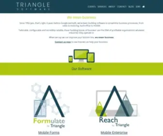 Trianglesoftware.co.uk(Triangle Software) Screenshot