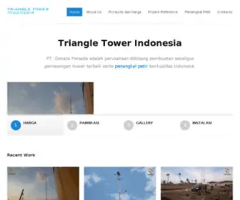 Triangletowerindonesia.com(Tower Triangle Murah Jakarta) Screenshot