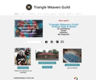 Triangleweavers.org(Triangle Weavers Guild) Screenshot