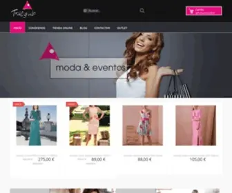 Triangulomodas.com(Moda para toda la familia) Screenshot