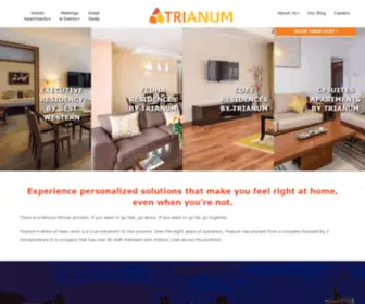 Trianum.co.ke(Trianum Hospitality in Nairobi) Screenshot