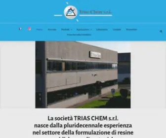 Triaschem.it(Produciamo prodotti chimici per l'industria per tutte le applicazioni) Screenshot