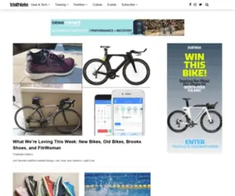 Triathlete.com(The world's number) Screenshot