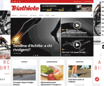 Triathlete.it(Allenamento, alimentazione, news per atleti di triathlon) Screenshot