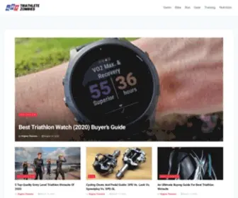 Triathletezombies.com(Complete Information About Triathlon And Its Products) Screenshot