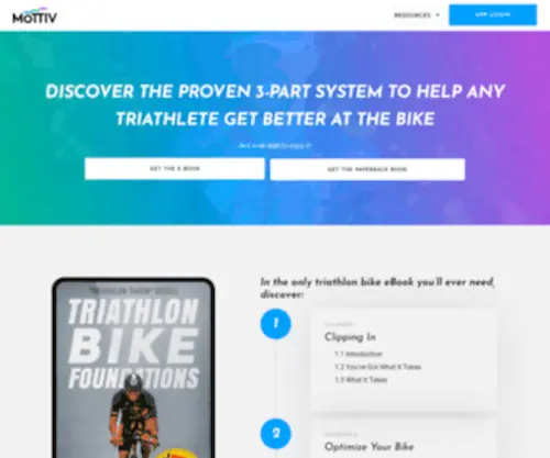 Triathlonbikefoundations.com(Get Access To The FULL Triathlon Cycling Foundations Book) Screenshot