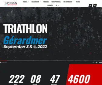 Triathlondegerardmer.com(The one and only) Screenshot