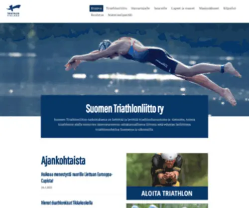 Triathlon.fi(Suomen Triathlonliitto) Screenshot