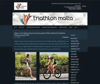 Triathlonmalta.org(TRIATHLON MALTA) Screenshot