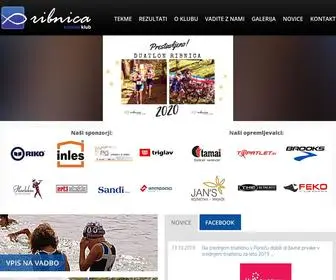 Triatlon-Klub-Ribnica.si(TRIATLON KLUB INLES RIKO RIBNICA) Screenshot