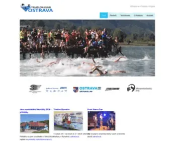 Triatlonklubostrava.cz(Triatlon klub Ostrava) Screenshot