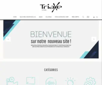 Triaxe-Store.com(Triaxe Audiovisuel) Screenshot