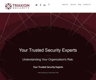 Triaxiomsecurity.com(Triaxiom Security) Screenshot