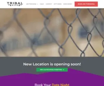 Tribalaxe.com(Axe Throwing) Screenshot