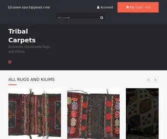 Tribalcarpets.pk(Authentic Handmade Rugs and Kilims) Screenshot